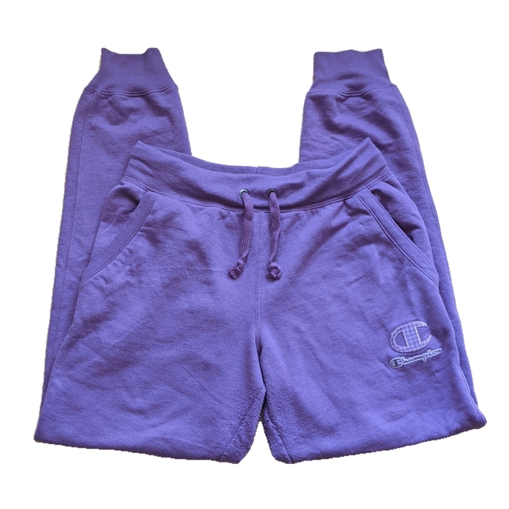 Champion comfy purple sweatpants with pockets